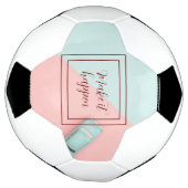 ブルーピンクが実現 サッカーボール (回転)