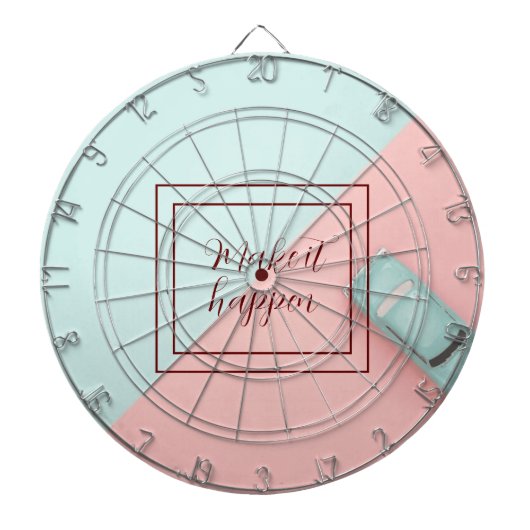 ブルーピンクが実現 ダーツボード (正面)