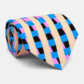 ブルーピンクとタンジグザグタイ ネクタイ (ロール)