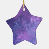 ブルーピンクのセラミック装飾 セラミックオーナメント (左)