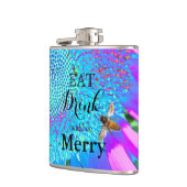 ブルーピンクのレトロなヒマファンキーワリの写真 フラスク (左)