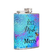 ブルーピンクのレトロなヒマファンキーワリの写真 フラスク (右)