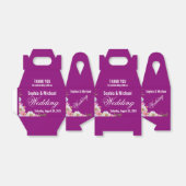 ブルーピンクの水色の結婚花 フェイバーボックス (折り畳みなし)