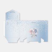 ブルーピンクの花好きボックス フェイバーボックス (折り畳みなし)