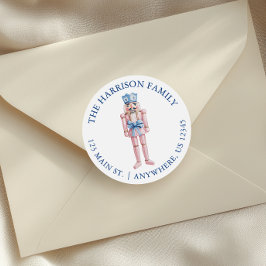 ブルーピンクのChinoiseryトイレナツクラッカーアドレス ラウンドシール