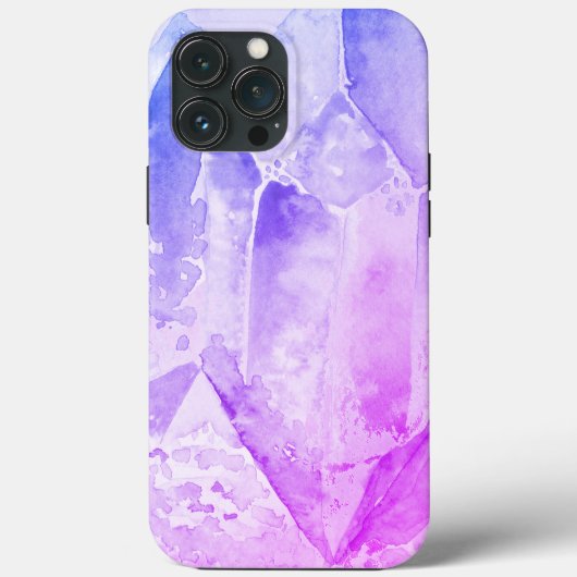 *~*ブルーピンクアメジストクリスタルヒーリングエネルギー Case-Mate iPhoneケース (裏面)