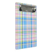 ブルーピンクイエローウィットマ名門私立校風のドラス ミニクリップボード (アングル)