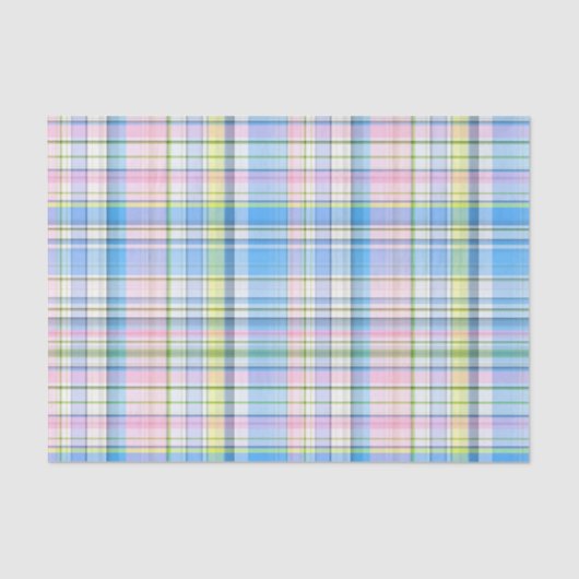 ブルーピンクイエローウィットマ名門私立校風のドラス 薄葉紙 (正面)