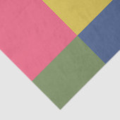 ブルーピンクイエローグリーンチェッカーボード 薄葉紙 (詳細)