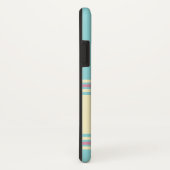 ブルーピンクイエローモノグラムモダンエレガント Case-Mate iPhoneケース (裏面/右)