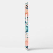 ブルーピンクエレガントミント花水彩フローラ Case-Mate iPhoneケース (裏面 / 右)