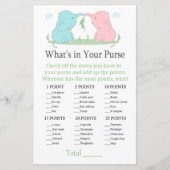 ブルーピンクエレファントあなたの財布ゲームの中に何がある (正面)