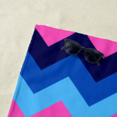 ブルーピンククールシボロンモノグラムビーチタオル ビーチタオル (インサイチュ)