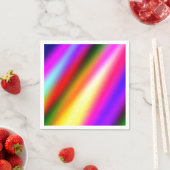 ブルーピンクグラデーションの水色抽象芸術パステル虹 スタンダードカクテルナプキン (インサイチュ)