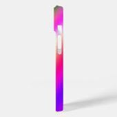 ブルーピンクグラデーションの水色抽象芸術パステル虹 Case-Mate iPhoneケース (裏面 / 左)