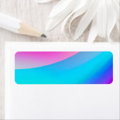 ブルーピンクグラデーションの水色抽象芸術パステル ラベル (インサイチュ)