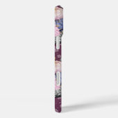 ブルーピンクグレーハロウィンカボチャ&フラワーズ Case-Mate iPhoneケース (裏面 / 右)