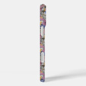 ブルーピンクグレーハロウィンカボチャ&フラワーズ Case-Mate iPhoneケース (裏面 / 右)