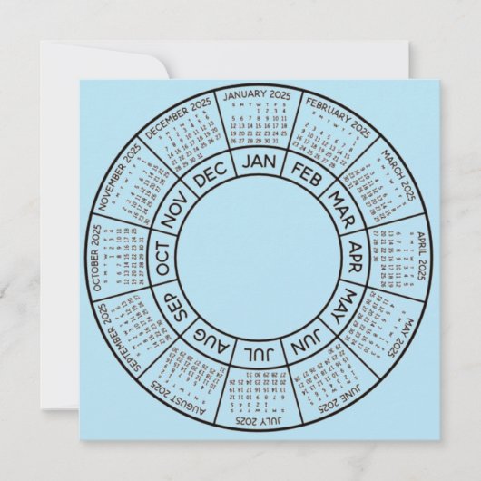 ブルーピンクジェンダーリビールパーティの招待状 シーズンカード (正面)