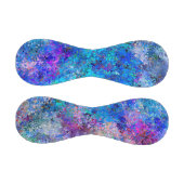 ブルーピンクティール（緑がかった色）ドロップアブストラクション 野球ボール (パネル)