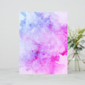 ブルーピンクパープルグラナイトのスクラップブック紙 (スタンド正面)