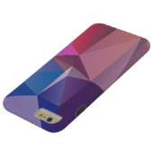 ブルーピンクパープル抽象芸術ピラミッドアート Case-Mate iPhoneケース (底面)