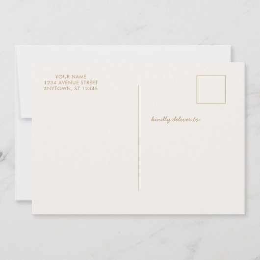 ブルーピンクファンキーの平和と愛の写真クリスマス カード (裏面)