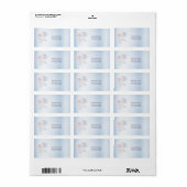 ブルーピンクフラワーズ住所 シール (フルシート)