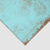 ブルーピンクフローラをターコイズデコページに 薄葉紙 (詳細)