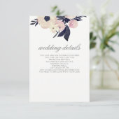 ブルーピンクフローラ結婚の詳細エンクロージャカード エンクロージャーカード (スタンド正面)