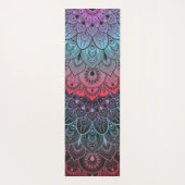 ブルーピンクマンデラのラプソディ ヨガマット (裏面)