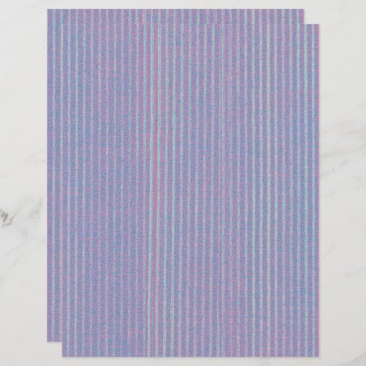 ブルーピンクラベンダーストライプズ紙 (正面/裏面)