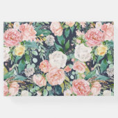 ブルーピンクヴィンテージフローラキンセアニラ誕生日 ゲストブック (裏面)