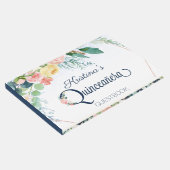 ブルーピンクヴィンテージフローラキンセアニラ誕生日 ゲストブック (コーナー)