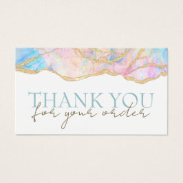 ブルーピンク感謝していオパール割引カード