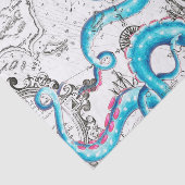 ブルーピンク漂白された触手インク 薄葉紙 (詳細)