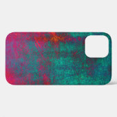 ブルーピンク背景テクスチャセメント壁紙abstract, a Case-Mate iPhoneケース (裏面 (横))