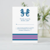 ブルーピンク航海のの乗馬の応答カード 出欠カード (スタンド正面)