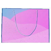 ブルーピンク誕生日アリ抱き枕 ラージペーパーバッグ (裏面)