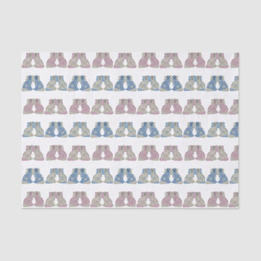 ブルーピンク（犬）スタッフォードドッグジンジャージャースジャー 薄葉紙 (正面)