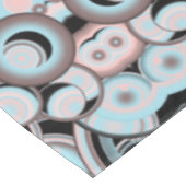 ブルーピンクMochaブラックグラデーション塗りつぶしパターン テーブルクロス (アングル)