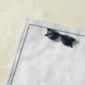 ブルーピーコエレガントックビーチタオル ビーチタオル (インサイチュ)