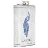 ブルーピーコエレガントックフラスコ フラスク (右)