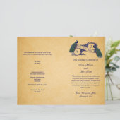 ブルーピーコックスヴィンテージウェディングプログラム (スタンド正面)