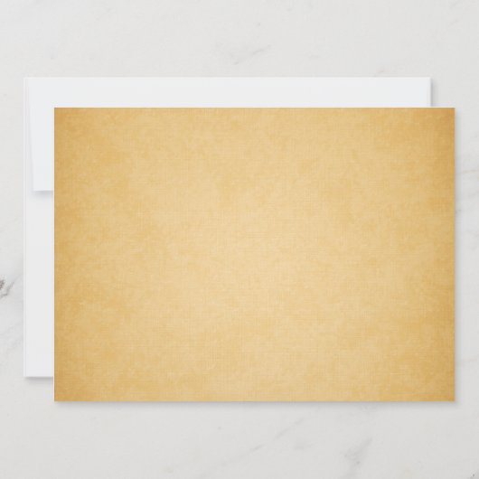 ブルーピーコックスヴィンテージリハーサルディナー招待状 招待状 (裏面)