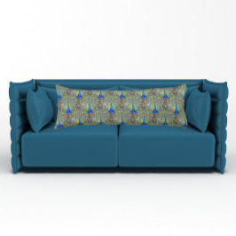 ブルーピーコックプラメージフォトパターン抱き枕 ボディピロー