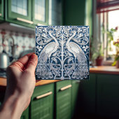 ブルーピーコックモデニスタアートバルセロナ1903 タイル