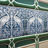 ブルーピーコックモデニスタアートバルセロナ1903 タイル