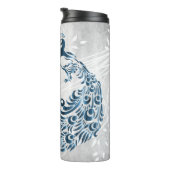 ブルーピーコック熱パーソナライズされたタンブラー タンブラー (回転右)