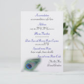 ブルーピーコック3.5 x 5アコモデーション エンクロージャーカード (スタンド正面)